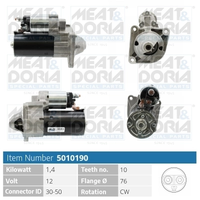 Starter MEAT & DORIA 5010190
