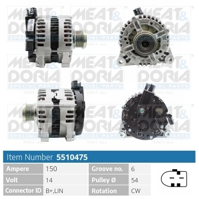 Generaator MEAT & DORIA 5510475