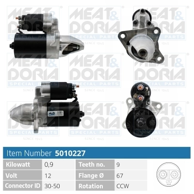 Starter MEAT & DORIA 5010227