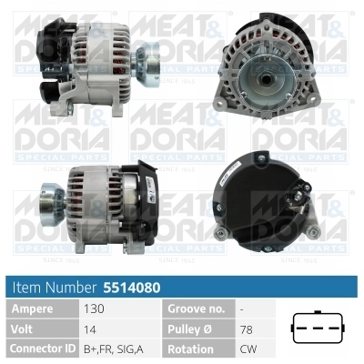 Generaator MEAT & DORIA 5514080