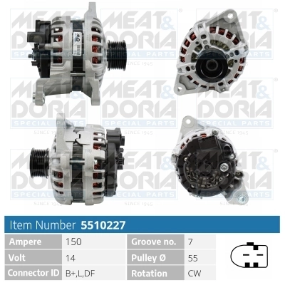 Generaator MEAT & DORIA 5510227