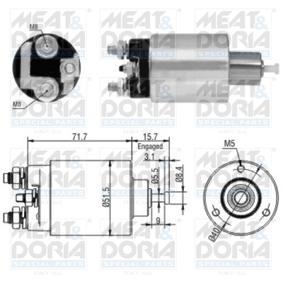 Magnetlülitus, starter MEAT & DORIA 46182