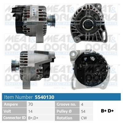 Generaator MEAT & DORIA 5540130