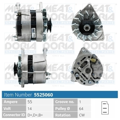 Generaator MEAT & DORIA 5525060