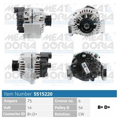 Generaator MEAT & DORIA 5515220