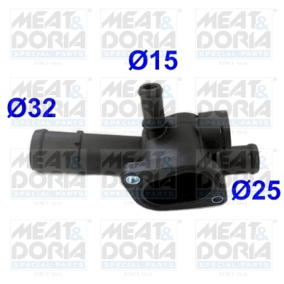 Jahutusvedeliku flants MEAT & DORIA 93122