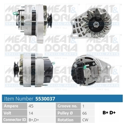 Generaator MEAT & DORIA 5530037