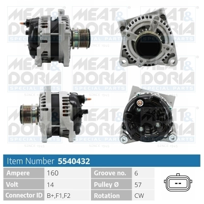 Generaator MEAT & DORIA 5540432