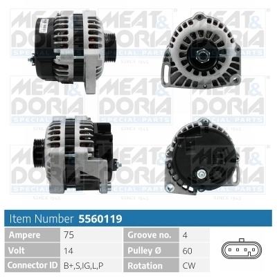 Generaator MEAT & DORIA 5560119