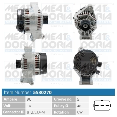 Generaator MEAT & DORIA 5530270