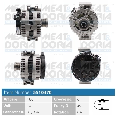 Generaator MEAT & DORIA 5510470