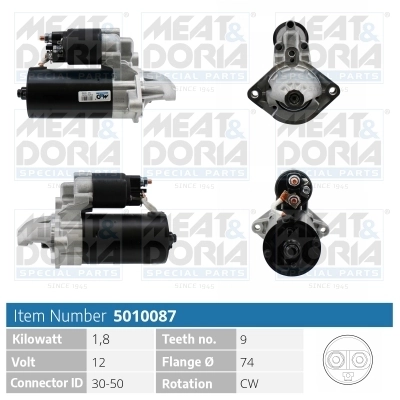 Starter MEAT & DORIA 5010087