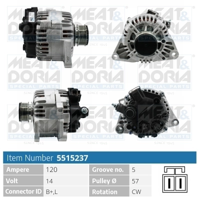 Generaator MEAT & DORIA 5515237