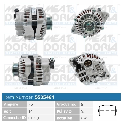 Generaator MEAT & DORIA 5535461