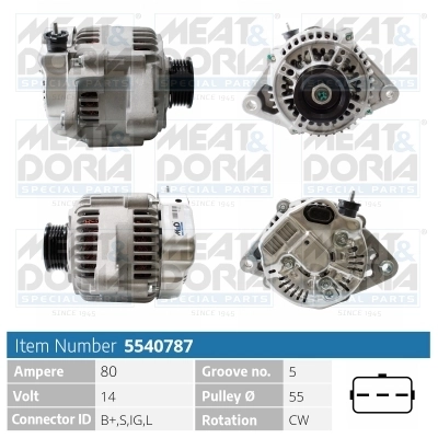 Generaator MEAT & DORIA 5540787