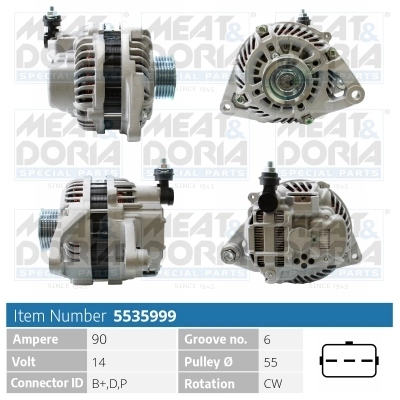Generaator MEAT & DORIA 5535999
