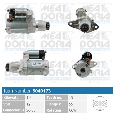 Starter MEAT & DORIA 5040173