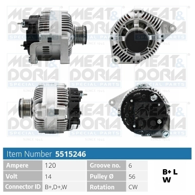 Generaator MEAT & DORIA 5515246