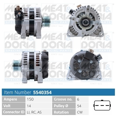 Generaator MEAT & DORIA 5540354