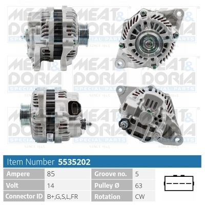 Generaator MEAT & DORIA 5535202