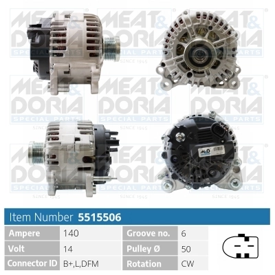 Generaator MEAT & DORIA 5515506