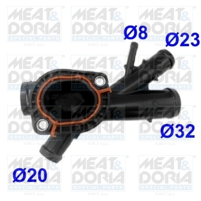 Jahutusvedeliku flants MEAT & DORIA 93164