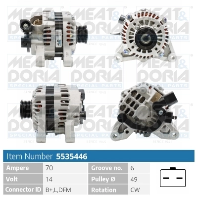 Generaator MEAT & DORIA 5535446