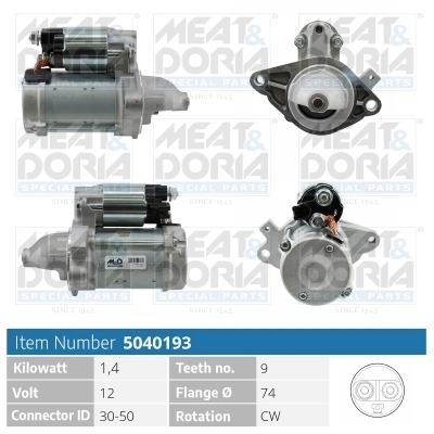 Starter MEAT & DORIA 5040193