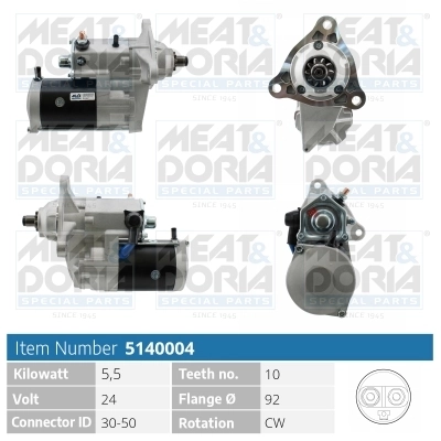 Starter MEAT & DORIA 5140004