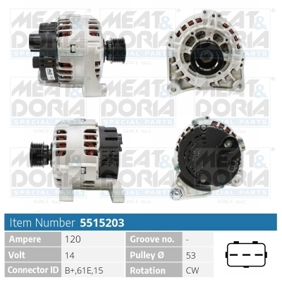 Generaator MEAT & DORIA 5515203