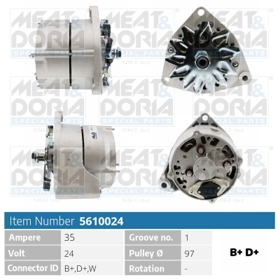 Generaator MEAT & DORIA 5610024