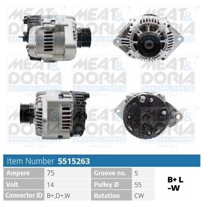 Generaator MEAT & DORIA 5515263