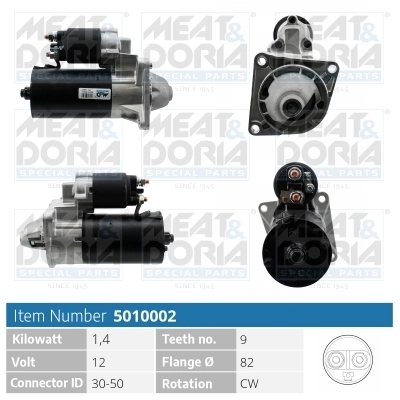 Starter MEAT & DORIA 5010002