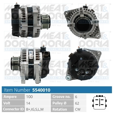 Generaator MEAT & DORIA 5540010