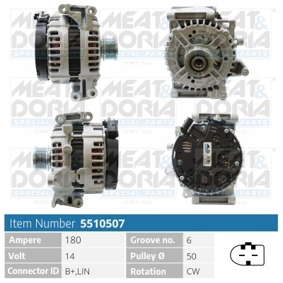 Generaator MEAT & DORIA 5510507