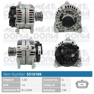 Generaator MEAT & DORIA 5510189