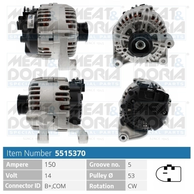 Generaator MEAT & DORIA 5515370