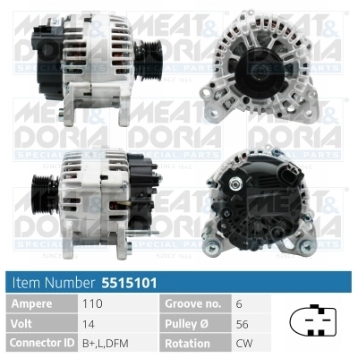 Generaator MEAT & DORIA 5515101