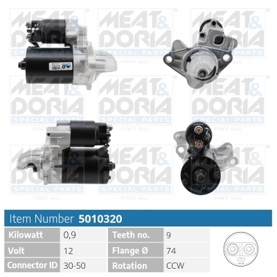 Starter MEAT & DORIA 5010320