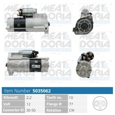 Starter MEAT & DORIA 5035062
