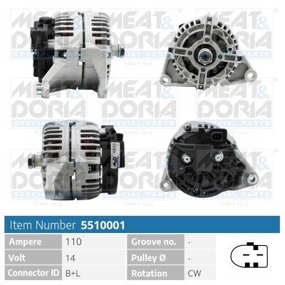 Generaator MEAT & DORIA 5510001