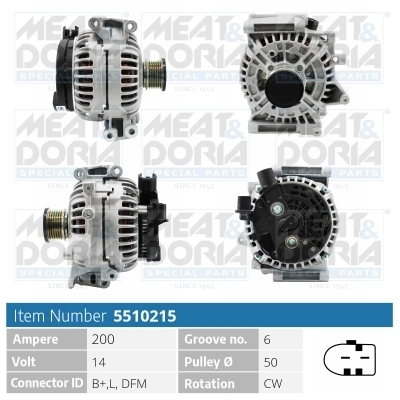 Generaator MEAT & DORIA 5510215
