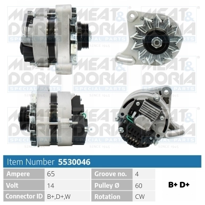 Generaator MEAT & DORIA 5530046