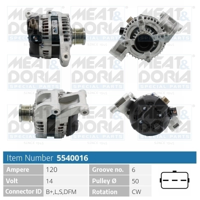 Generaator MEAT & DORIA 5540016