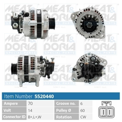 Generaator MEAT & DORIA 5520440