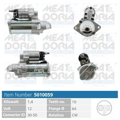 Starter MEAT & DORIA 5010059