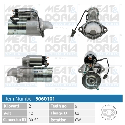 Starter MEAT & DORIA 5060101