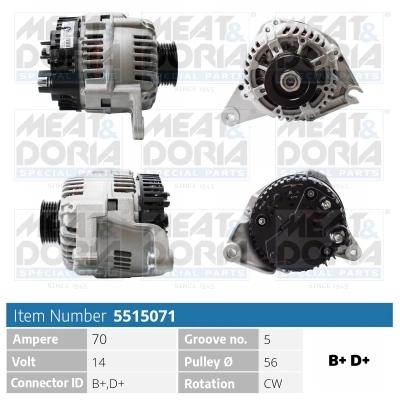 Generaator MEAT & DORIA 5515071