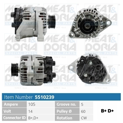 Generaator MEAT & DORIA 5510239