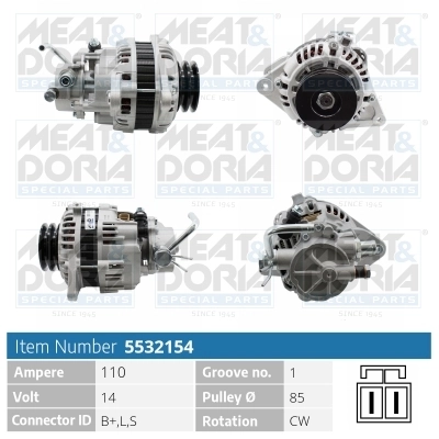 Generaator MEAT & DORIA 5532154